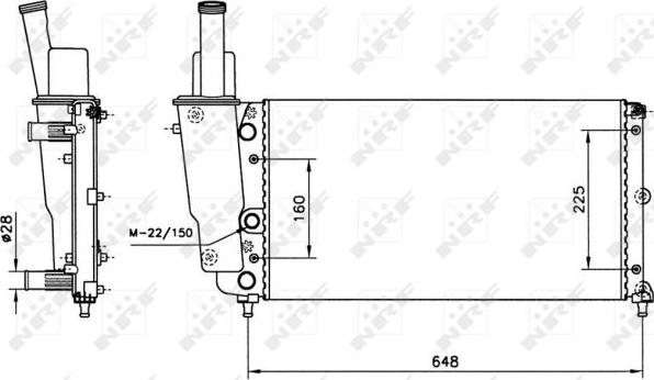 NRF 58072 - Hladnjak, hladjenje motora www.molydon.hr