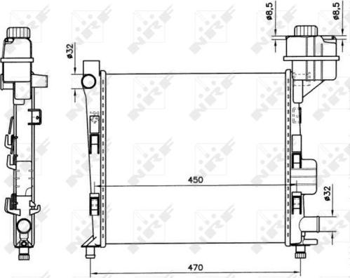 NRF 58252 - Hladnjak, hladjenje motora www.molydon.hr