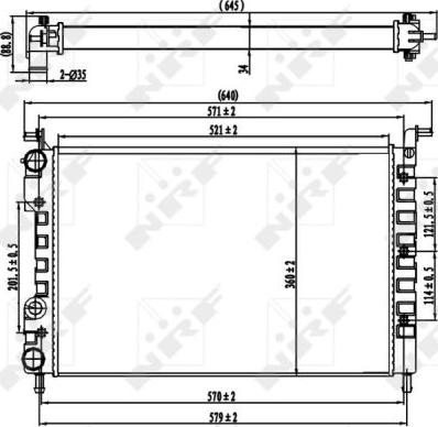 NRF 58219 - Hladnjak, hladjenje motora www.molydon.hr