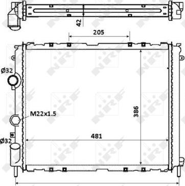 NRF 58210 - Hladnjak, hladjenje motora www.molydon.hr