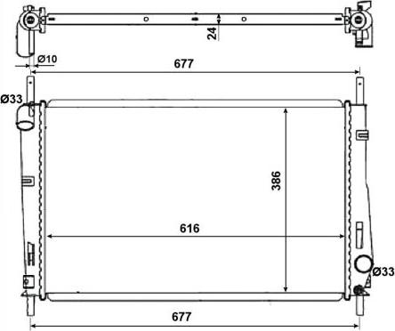 NRF 58272 - Hladnjak, hladjenje motora www.molydon.hr