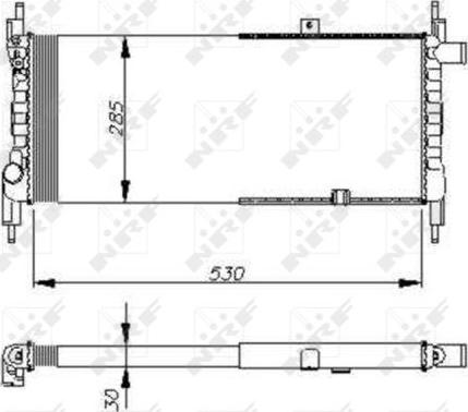 NRF 58711 - Hladnjak, hladjenje motora www.molydon.hr