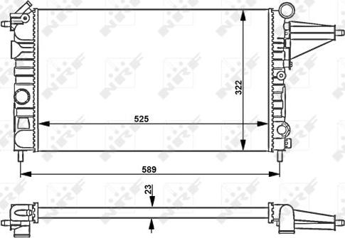 NRF 58775 - Hladnjak, hladjenje motora www.molydon.hr