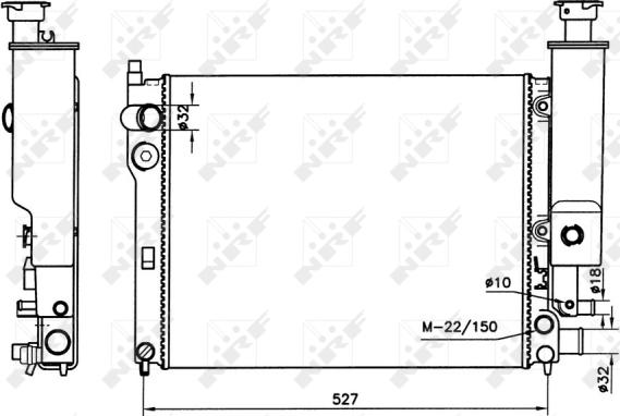 NRF 58776 - Hladnjak, hladjenje motora www.molydon.hr