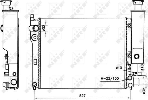 NRF 58776 - Hladnjak, hladjenje motora www.molydon.hr