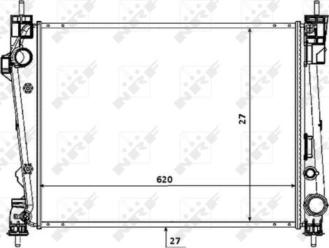 NRF 53933 - Hladnjak, hladjenje motora www.molydon.hr