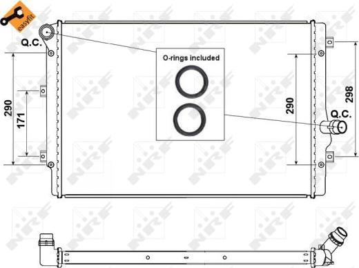 NRF 53425 - Hladnjak, hladjenje motora www.molydon.hr