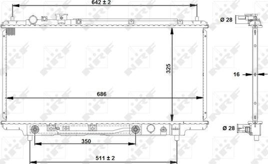 NRF 53519 - Hladnjak, hladjenje motora www.molydon.hr