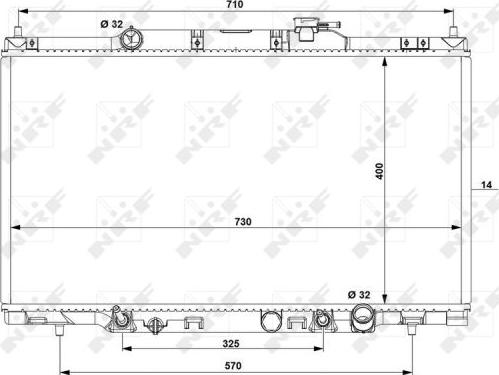 NRF 53574 - Hladnjak, hladjenje motora www.molydon.hr