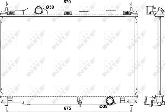 NRF 53039 - Hladnjak, hladjenje motora www.molydon.hr