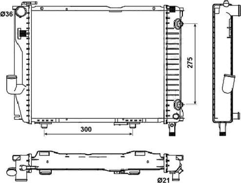 NRF 53030 - Hladnjak, hladjenje motora www.molydon.hr