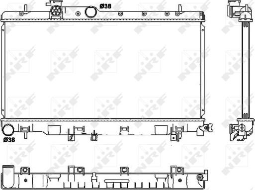 NRF 53038 - Hladnjak, hladjenje motora www.molydon.hr