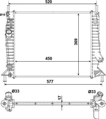 NRF 53028 - Hladnjak, hladjenje motora www.molydon.hr