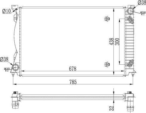 NRF 53023 - Hladnjak, hladjenje motora www.molydon.hr