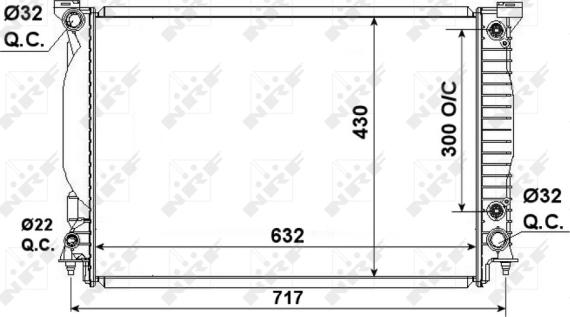 NRF 53190 - Hladnjak, hladjenje motora www.molydon.hr