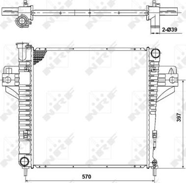 NRF 53182 - Hladnjak, hladjenje motora www.molydon.hr