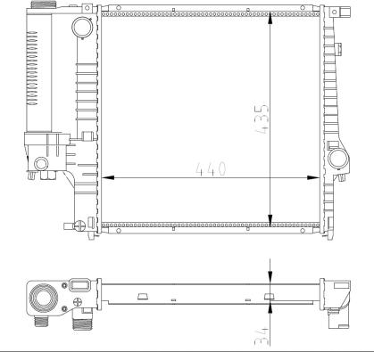 NRF 53849A - Hladnjak, hladjenje motora www.molydon.hr