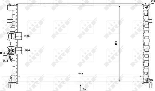 NRF 53842 - Hladnjak, hladjenje motora www.molydon.hr