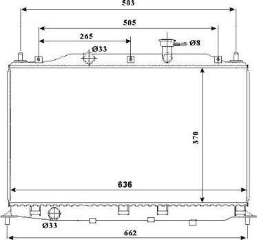 NRF  53822 - Hladnjak, hladjenje motora www.molydon.hr