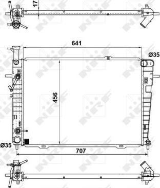 NRF  53342 - Hladnjak, hladjenje motora www.molydon.hr