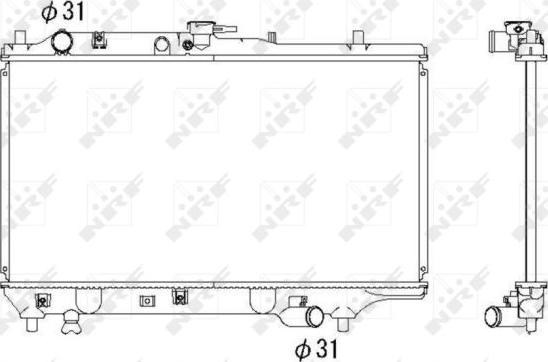 NRF 53322 - Hladnjak, hladjenje motora www.molydon.hr