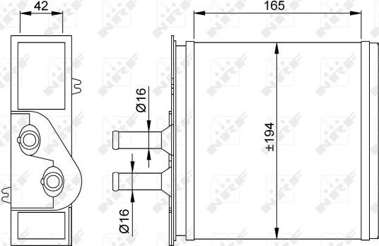 NRF 53204 - Izmjenjivač topline, grijanje unutrasnjeg prostora www.molydon.hr