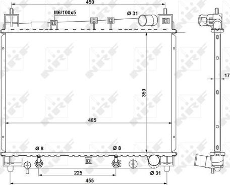 NRF 53212 - Hladnjak, hladjenje motora www.molydon.hr