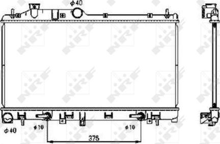 NRF 53700 - Hladnjak, hladjenje motora www.molydon.hr