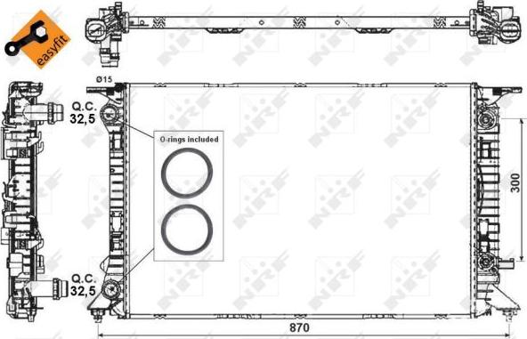 NRF 53718 - Hladnjak, hladjenje motora www.molydon.hr