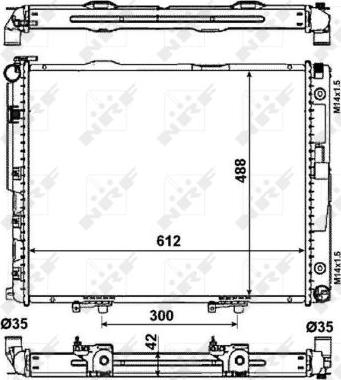 NRF 53786 - Hladnjak, hladjenje motora www.molydon.hr