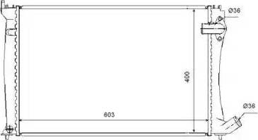 NRF 53736 - Hladnjak, hladjenje motora www.molydon.hr