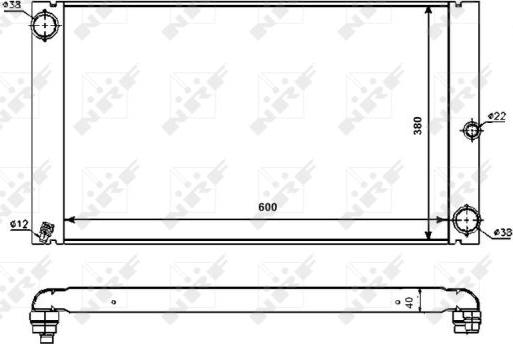 NRF 53725 - Hladnjak, hladjenje motora www.molydon.hr