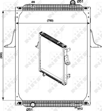 NRF 529700 - Hladnjak, hladjenje motora www.molydon.hr