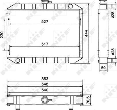 NRF 52048 - Hladnjak, hladjenje motora www.molydon.hr