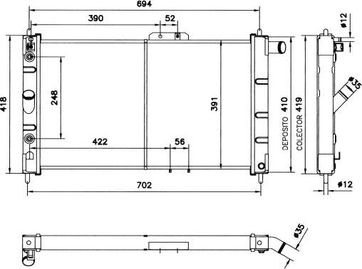 NRF 52056 - Hladnjak, hladjenje motora www.molydon.hr