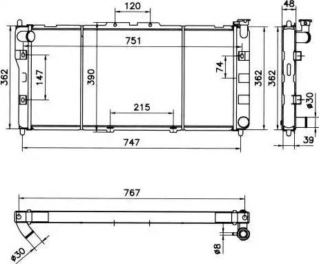 NRF 52031 - Hladnjak, hladjenje motora www.molydon.hr