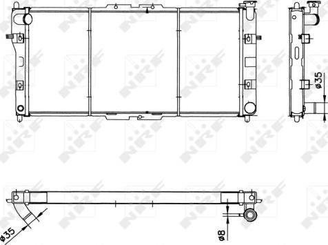 NRF 52020 - Hladnjak, hladjenje motora www.molydon.hr