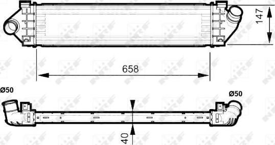 NRF 30515 - Intercooler, hladnjak www.molydon.hr