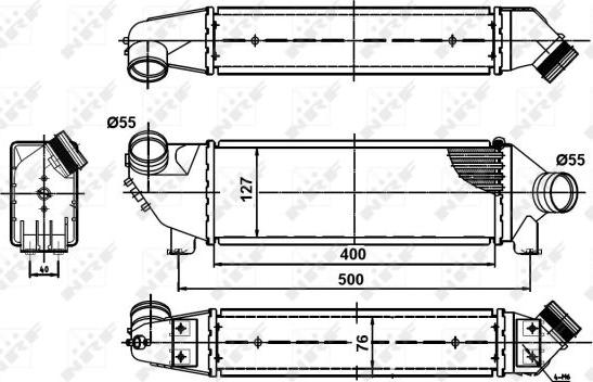 NRF 30886 - Intercooler, hladnjak www.molydon.hr