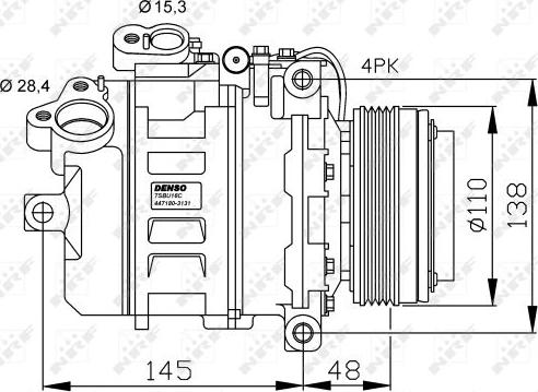 NRF 32465G - Kompresor, klima-Uređaj www.molydon.hr