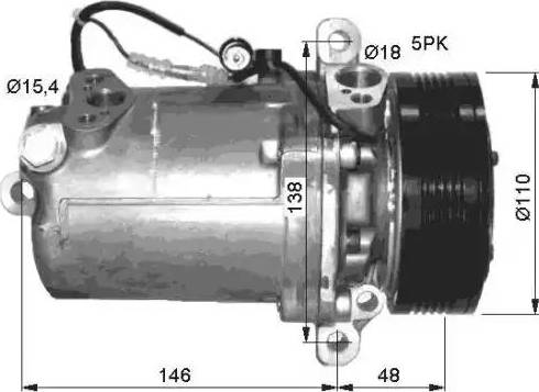 NRF 32414G - Kompresor, klima-Uređaj www.molydon.hr