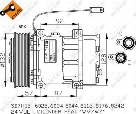 NRF 32412G - Kompresor, klima-Uređaj www.molydon.hr