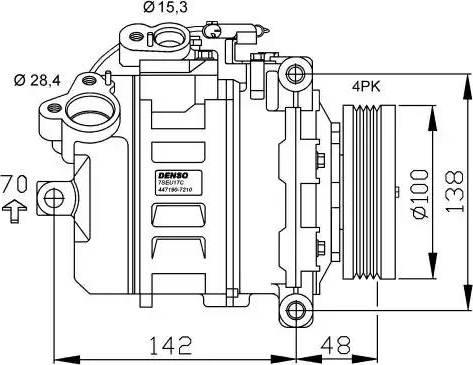 NRF 32433G - Kompresor, klima-Uređaj www.molydon.hr