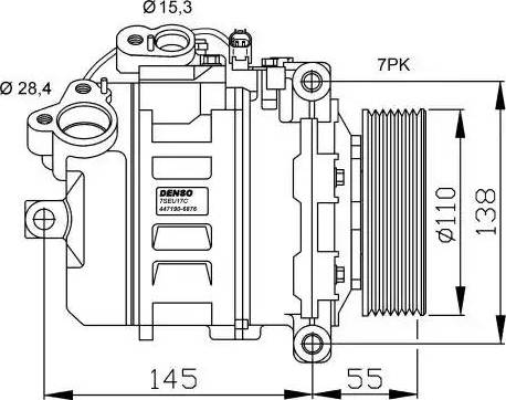 NRF 32524G - Kompresor, klima-Uređaj www.molydon.hr