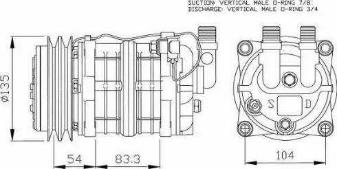 NRF 32035G - Kompresor, klima-Uređaj www.molydon.hr