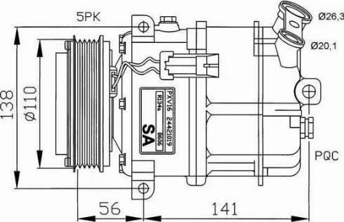 NRF 32190G - Kompresor, klima-Uređaj www.molydon.hr