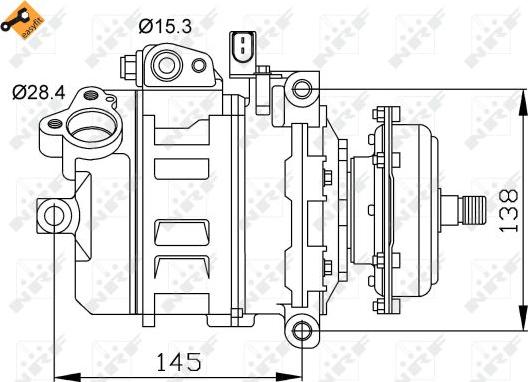 NRF 32148 - Kompresor, klima-Uređaj www.molydon.hr