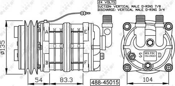 NRF 32157G - Kompresor, klima-Uređaj www.molydon.hr