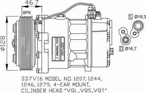 NRF 32168G - Kompresor, klima-Uređaj www.molydon.hr