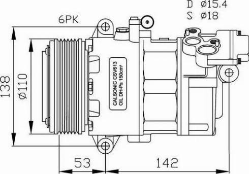 NRF 32184G - Kompresor, klima-Uređaj www.molydon.hr